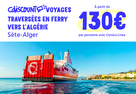 Réservez votre ferry vers l’Algérie